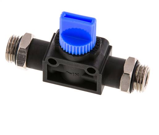 3/2-Way Shut-Off Hand Valve G1/4'' Plastic/Brass