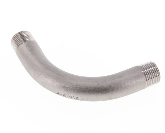 90deg Angled Pipe R3/8'' Stainless Steel 16bar (224.8psi)