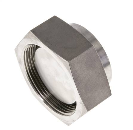 End Cap G2'' Stainless steel with External Hex 60° cone 75bar (1053.75psi) Hydraulic