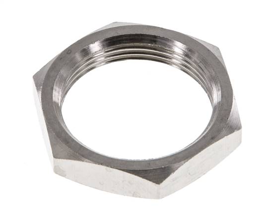 Lock Nut M20 Nickel-plated Brass [5 Pieces]