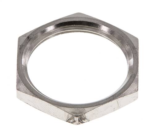Lock Nut M24 Nickel-plated Brass [2 Pieces]