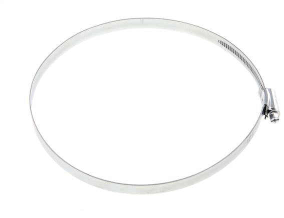 160 - 180 mm Hose Clamp with a Galvanised Steel 12 mm band - Ideal [2 Pieces]