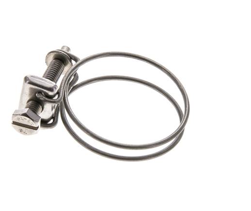 40 - 45 mm Hose Clamp Stainless Steel 304 [2 Pieces]
