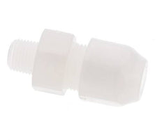 6x8mm & R1/8'' PVDF Straight Hose Fitting with Male Threads 10bar/145psi