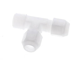 10x12mm & R1/2'' PP Right Angle Tee Hose Fitting with Male Threads 10bar/145psi