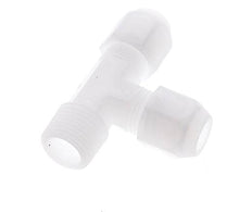 10x12mm & R1/2'' PP Right Angle Tee Hose Fitting with Male Threads 10bar/145psi
