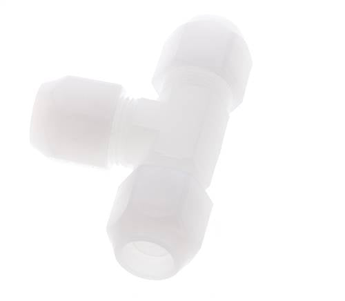 12x14mm PVDF T-Shape Hose Fitting 10bar/145psi