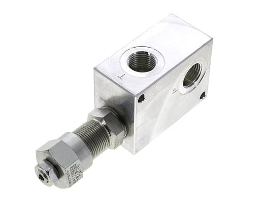 G1/2'' Hydraulic Inline Relief Valve 30-100bar 80l/min