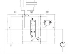 Hydraulic Hand Lever Valve Outlet Section G1/2 Tank Port