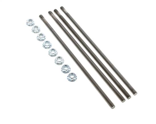 Tie Rod Set for Hydraulic Hand Lever Valve Block, 4 Sections