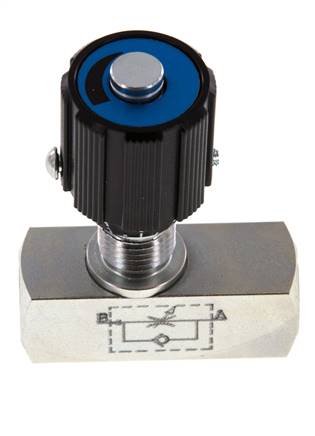 G1/8'' Hydraulic Throttle Check Valve 350bar Max 20l/min