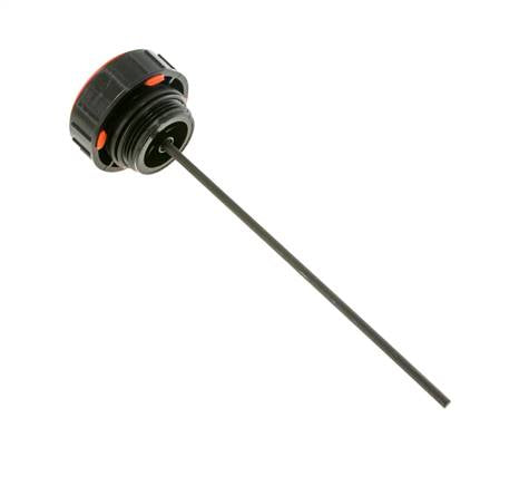 G1/2'' Plastic Filler Breather Plug with Dipstick