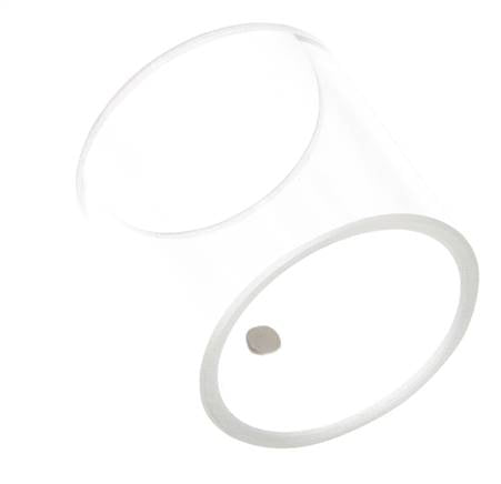 Replacement sight glass for G1'' flow indicator