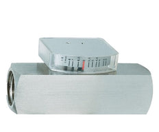 G1'' stainless variable area flow meter oil 5-15 l/min 300 bar