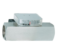 G1'' stainless variable area flow meter & switch oil 1-4 l/min