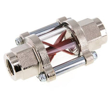G3/8'' brass flow indicator with impeller 1.1-5.5 l/min 25 bar