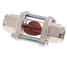 G1/2'' brass flow indicator with impeller 1.3-6.3 l/min 25 bar