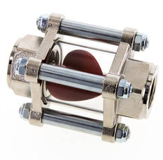 G3/4'' brass flow indicator with impeller 1.6-17 l/min 25 bar