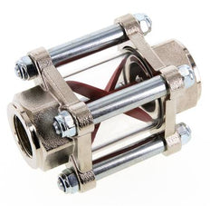 G3/4'' brass flow indicator with impeller 1.6-17 l/min 25 bar