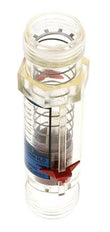G1'' plastic variable area flow meter water 2-20 l/min
