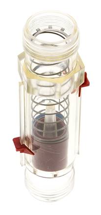 G1'' plastic variable area flow meter water 2-20 l/min