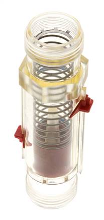 G1'' plastic variable area flow meter water 5-35 l/min