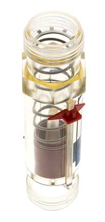 G1'' plastic variable area flow meter water 10-80 l/min