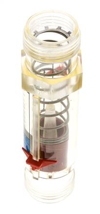 G1'' plastic variable area flow meter water 20-100 l/min