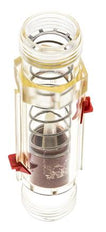 G1'' plastic variable area flow meter oil 100 cSt 5-45 l/min