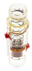 G1'' plastic variable area flow meter oil 100 cSt 5-45 l/min