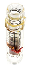 G1'' plastic variable area flow meter oil 100 cSt 10-75 l/min