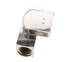G1'' brass variable area flow meter oil 1-4 l/min 250 bar