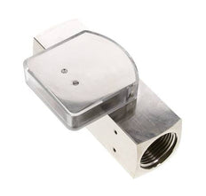 G1'' brass variable area flow meter oil 2-8 l/min 250 bar