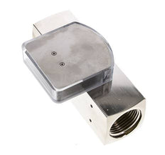 G1'' brass variable area flow meter oil 3-10 l/min 250 bar