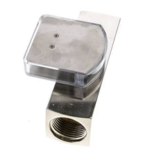 G1'' brass variable area flow meter oil 3-10 l/min 250 bar