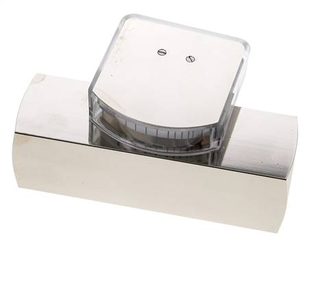 G1'' brass variable area flow meter oil 5-15 l/min 250 bar