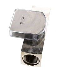 G1'' brass variable area flow meter oil 10-30 l/min 250 bar