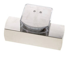 G1'' brass variable area flow meter oil 15-45 l/min 250 bar