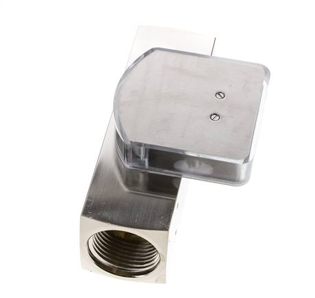 G1'' brass variable area flow meter oil 15-45 l/min 250 bar