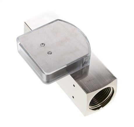 G1'' brass variable area flow meter oil 15-45 l/min 250 bar