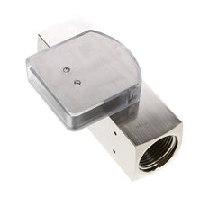 G1'' brass variable area flow meter oil 15-45 l/min 250 bar