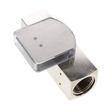 G1'' brass variable area flow meter oil 20-60 l/min 250 bar