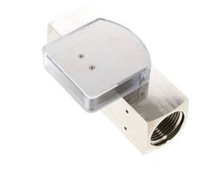 G1'' brass variable area flow meter oil 30-90 l/min 250 bar