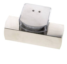 G1'' brass variable area flow meter oil 35-110 l/min 250 bar