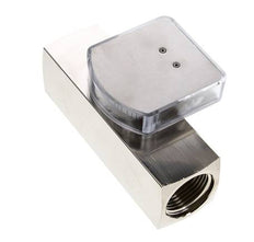 G1'' brass variable area flow meter oil 35-110 l/min 250 bar