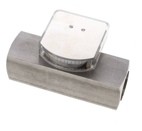 G1'' stainless variable area flow meter oil 0.1-0.8 l/min 300 bar