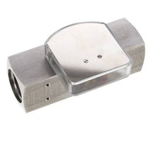 G1'' stainless variable area flow meter oil 0.1-0.8 l/min 300 bar