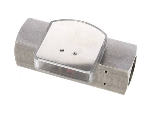 G1'' stainless variable area flow meter oil 0.1-0.8 l/min 300 bar
