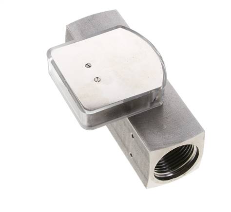 G1'' stainless variable area flow meter oil 0.1-0.8 l/min 300 bar