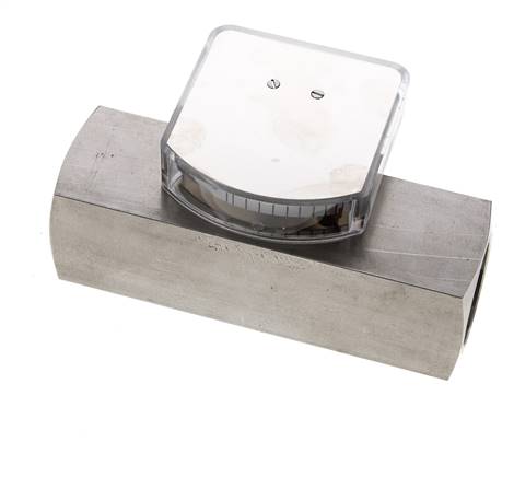 G1'' stainless variable area flow meter oil 0.5-1.5 l/min 300 bar